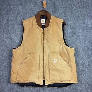 carhartt men's blaze orange carhartt vest